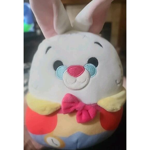 Squishmallows White Rabbit 7.5" Plush Disney's Alice in Wonderland Excellent - Picture 1 of 6